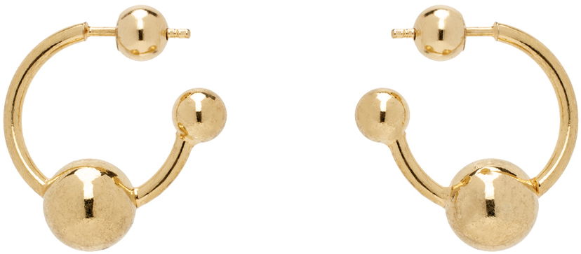 Örhängen Jean Paul Gaultier Jean Paul Gaultier Ball Piercing Earrings Gul | 24/25-U-BO036-X053-92