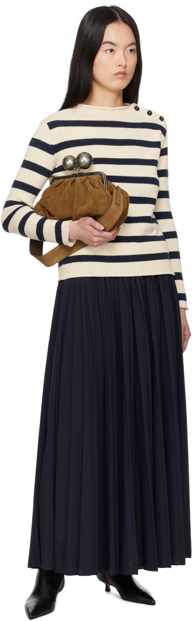 Sweater Max Mara Weekend Max Mara Vibo Striped Knit Sweater Beige | 2515361201600, 3