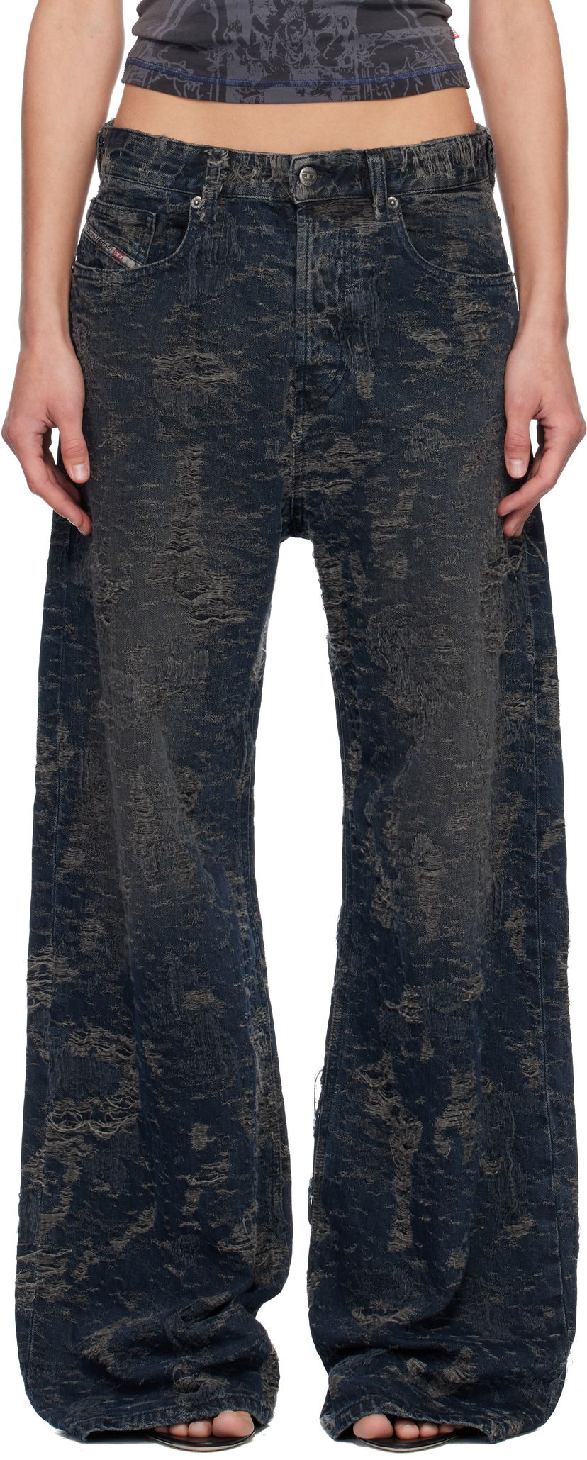 Jeans Diesel Relaxed 1996 D-Sire Jeans Blå | A06925 007BV