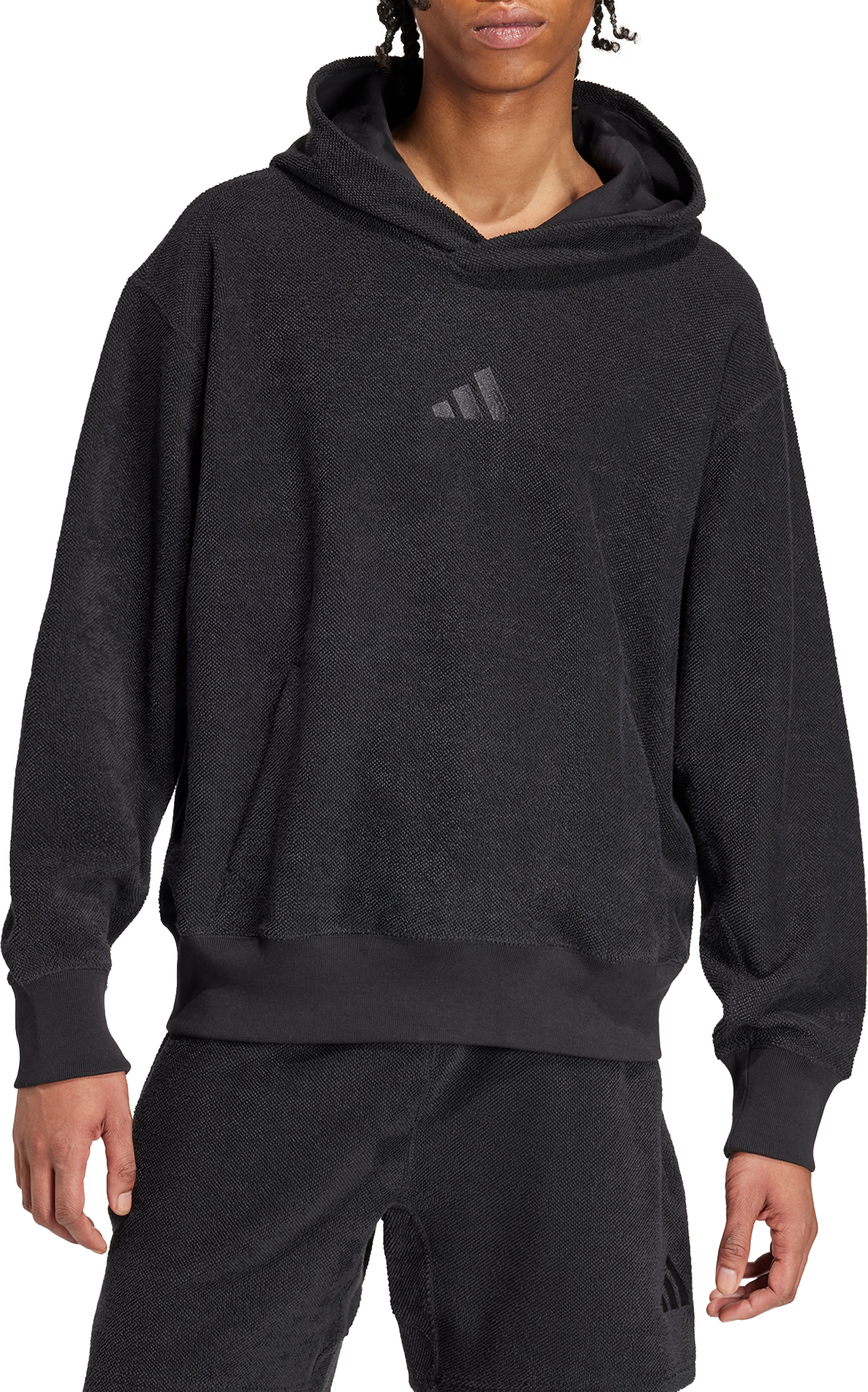 Sweatshirt adidas Originals adidas Elevated All Szn Terry Loop Hoodie Svart | iv5212, 1