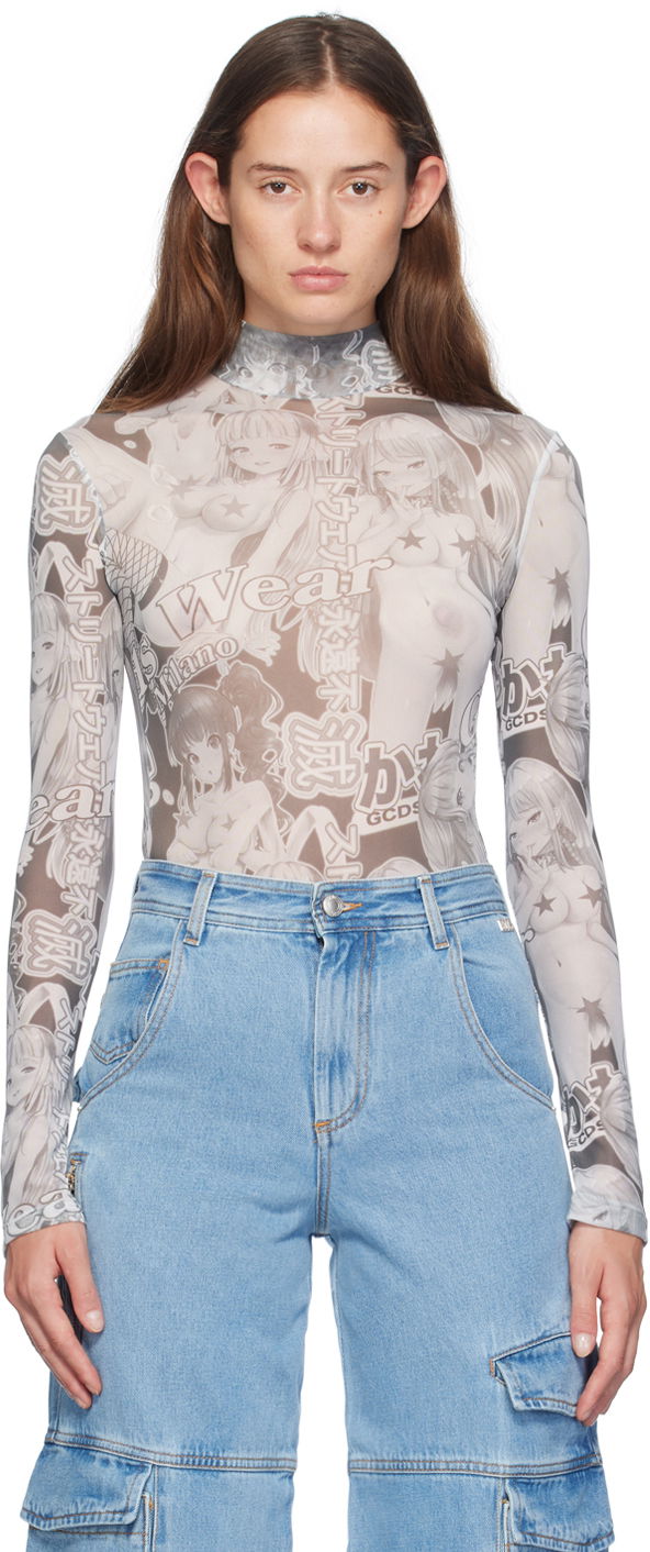 Kropp GCDS Bodysuit Grå | A2CW2602TE6