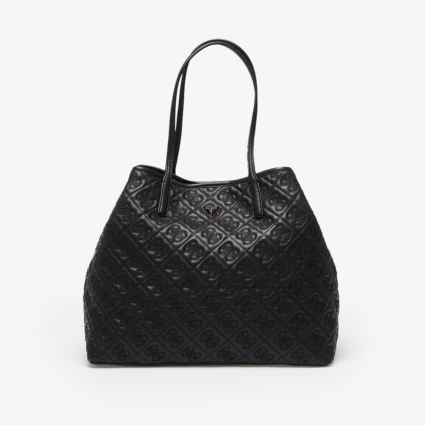Tygpåse GUESS GUESS Adelasia Large 2 In 1 Tote Bag Svart | HWQL9658240-BLA