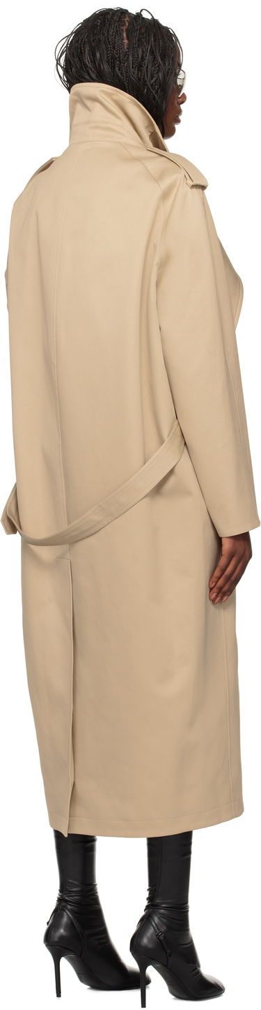 Trenchcoat Courrèges Courrèges Long Oblique Trench Coat Beige | 424CMA178CO0131, 2