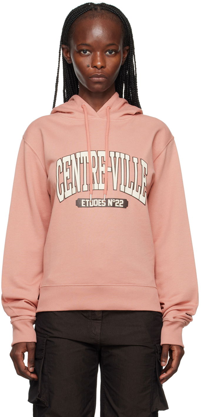 Sweatshirt Études Centre-Ville Graphic Print Hoodie Rosa | H23MM280A01351