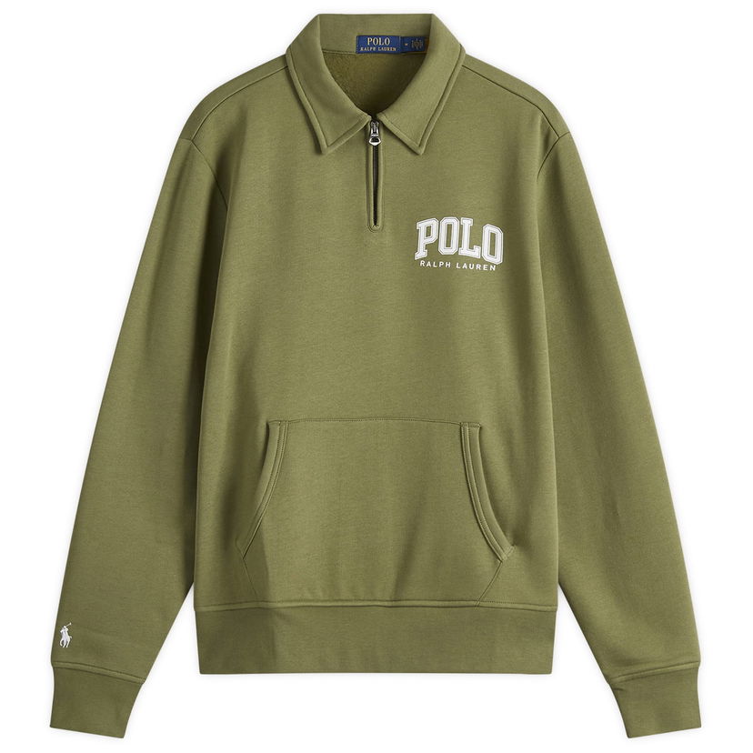 Sweatshirt Polo by Ralph Lauren Polo Ralph Lauren Arch Applique Half Zip Sweatshirt Grön | 710967732003
