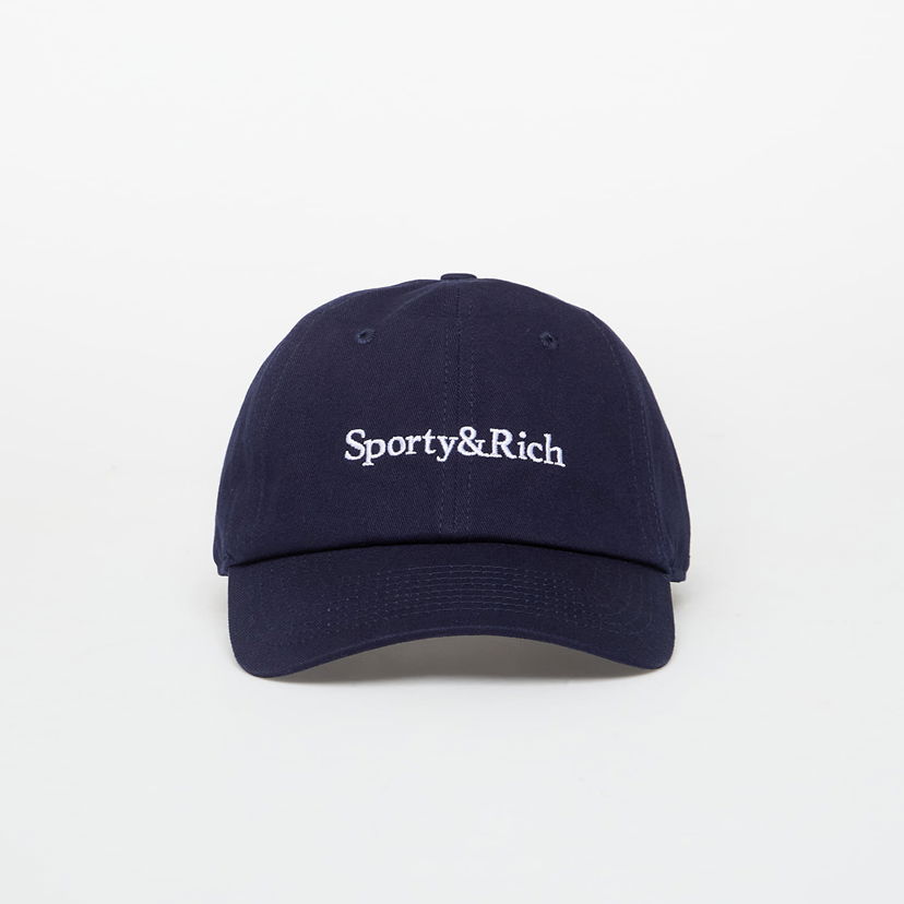 Keps Sporty & Rich Hat Sporty & Rich Serif Logo Universal Mörkblå | AC07964300BL106