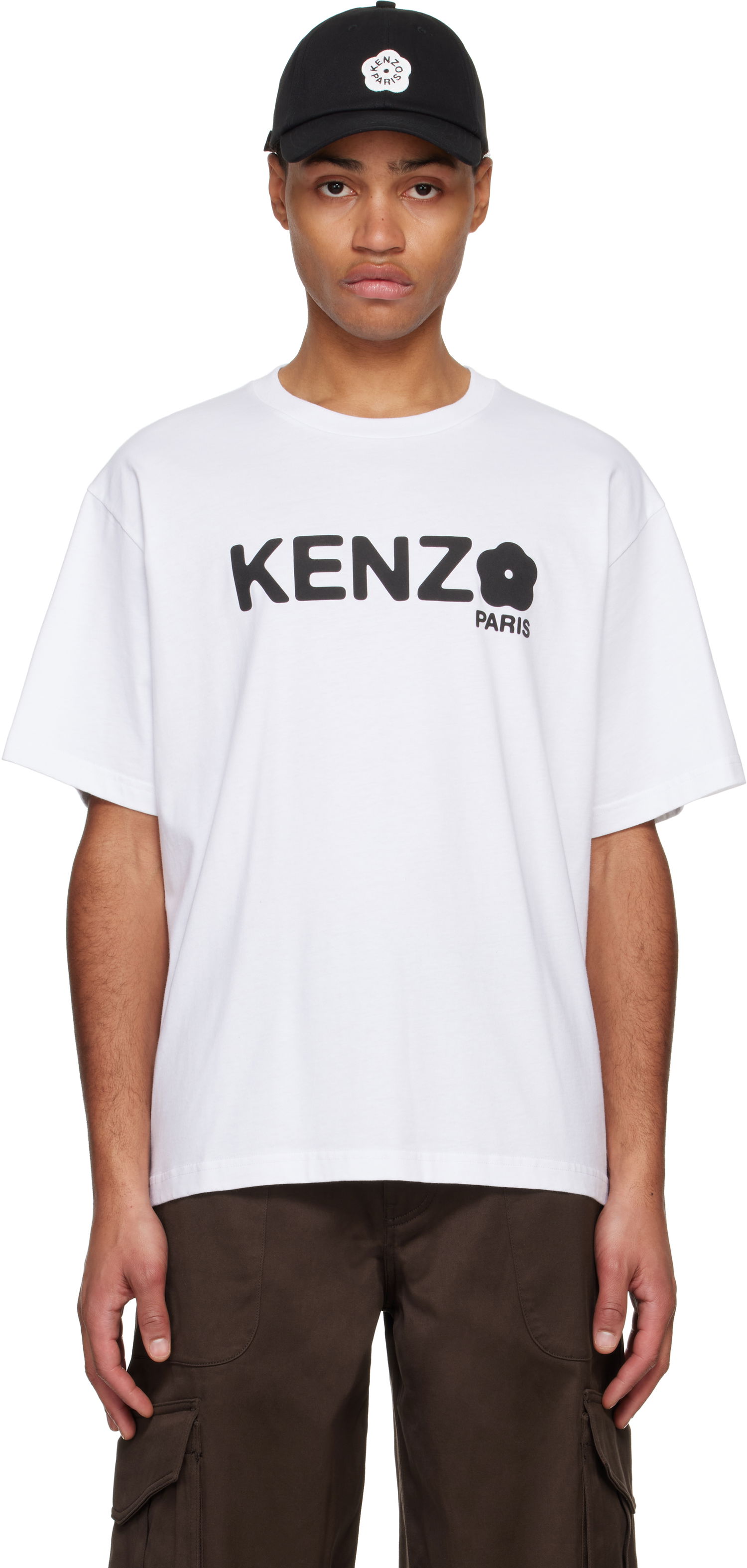 T-shirt KENZO Oversize T-Shirt With Graphic Print Vit | FF55TS4914SG, 0
