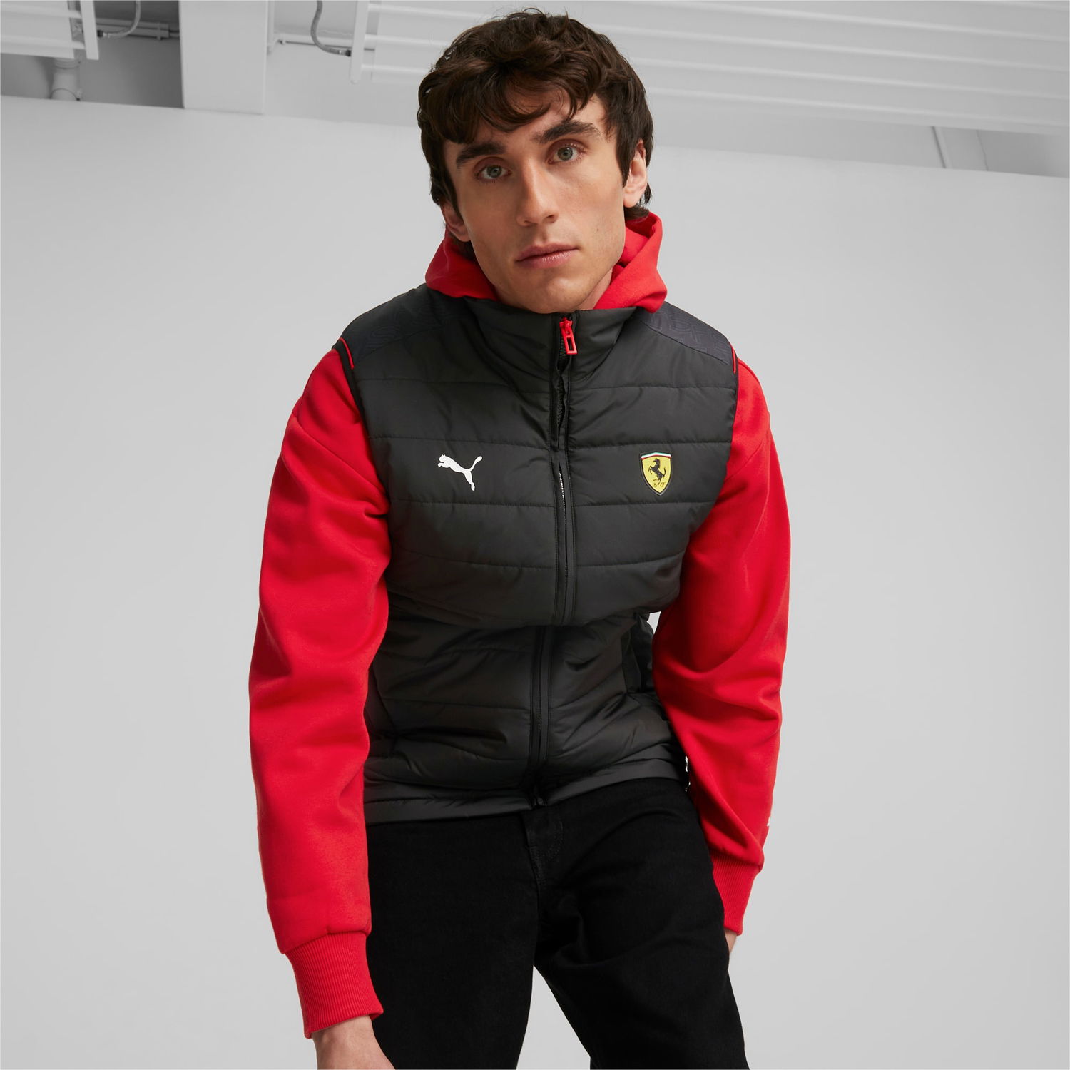 Jacka Puma Scuderia Ferrari Race Svart | 620939_01, 0