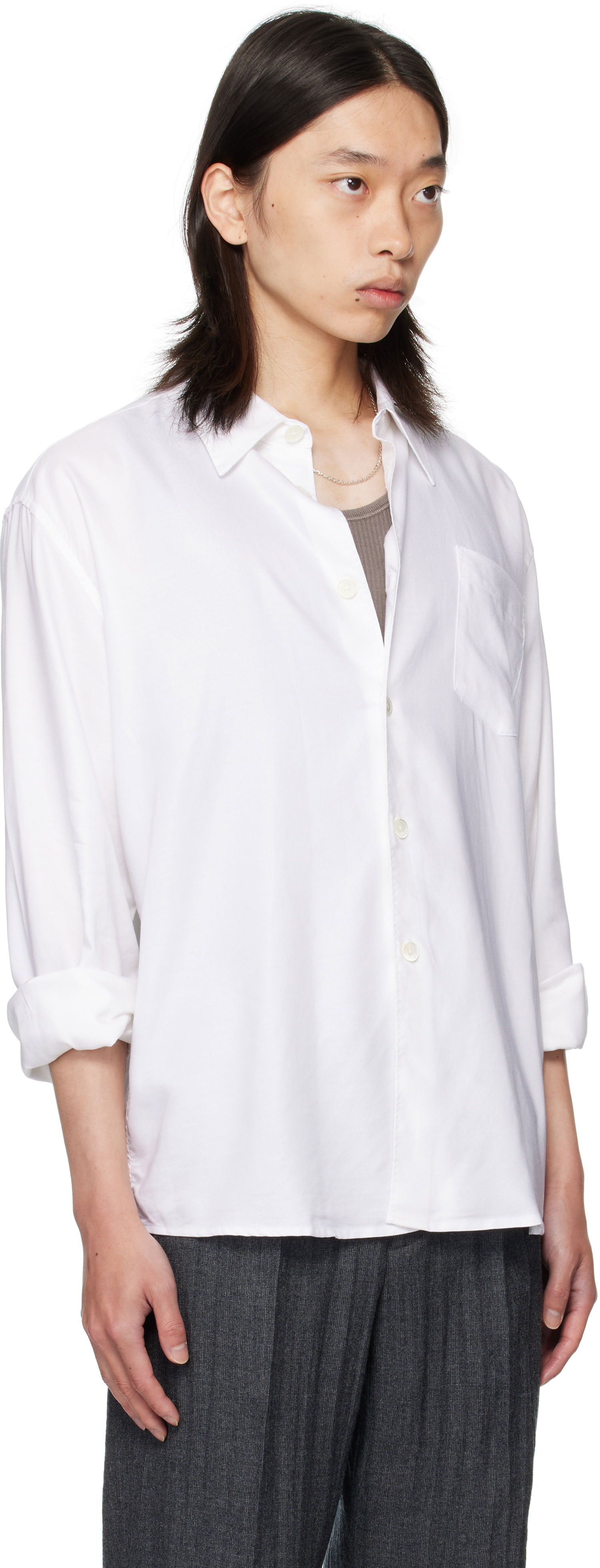 Skjorta OUR LEGACY Our Legacy Beyond Button-Up Shirt Vit | M4252BSW, 1