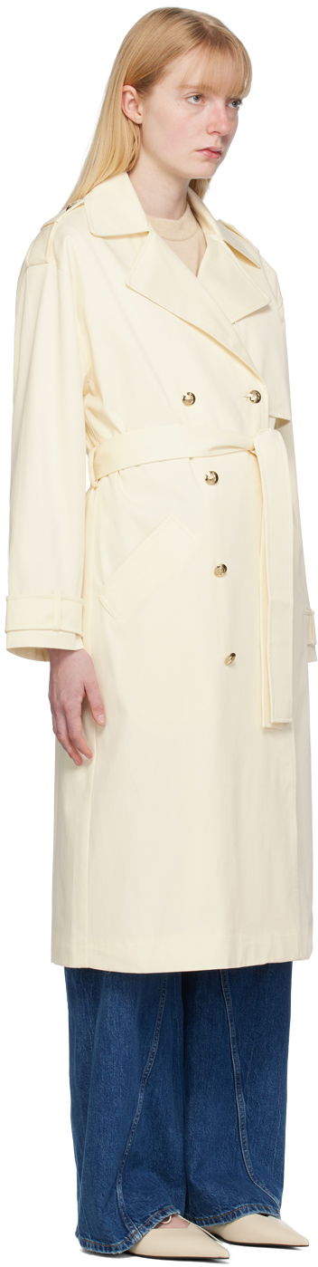 Trenchcoat Anine Bing Layton Double Breasted Trench Coat Beige | A-01-10070-120, 1