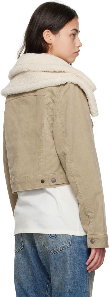 Jacka R13 R13 Sherpa Trucker Jacket Beige | R13WD181-D333A, 2