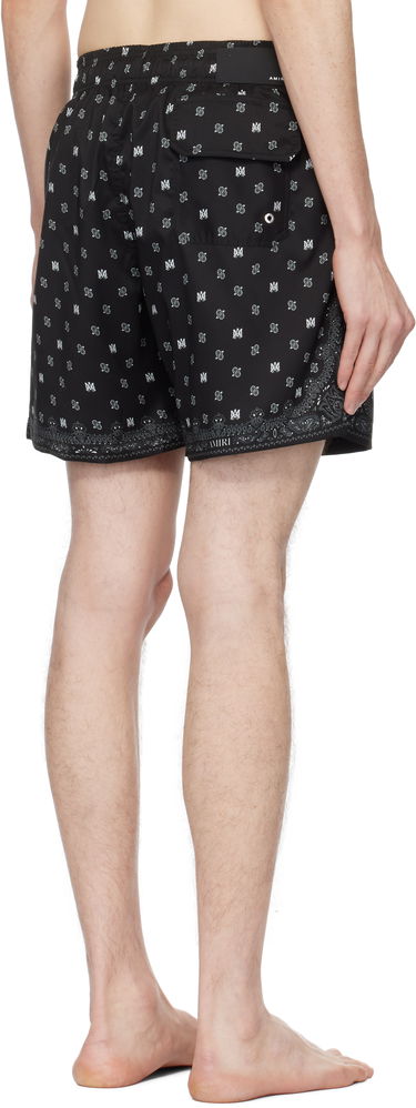 Badkläder AMIRI AMIRI MA Paisley Swim Shorts Svart | AMSWTK1035, 2