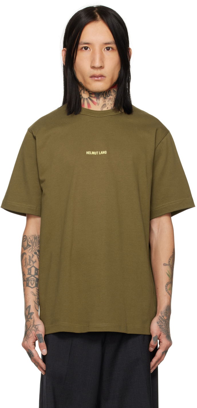 T-shirt Helmut Lang Space Graphic T-Shirt Grön | N09HM526
