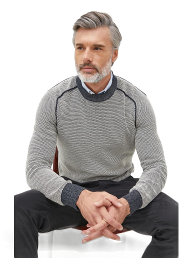 Sweater BOSS Crewneck Sweater Flerfärgad | 50474881