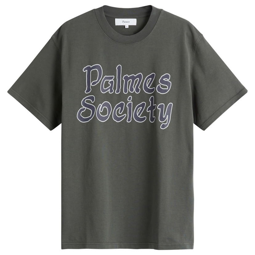 T-shirt Palmes Society T-Shirt, Size Large Grön | P10-0040-888