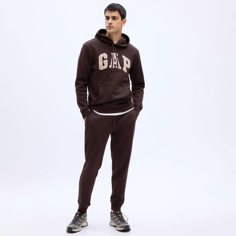 Byxor och jeans GAP Logo Jogger Turkish Coffee XS Svart | 804257-08
