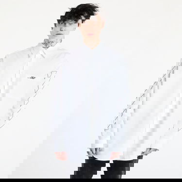 Skjorta Off-White Off-White Diag Outline Poplin Over Shirt Vit | OMGE004S25FAB0020110, 0