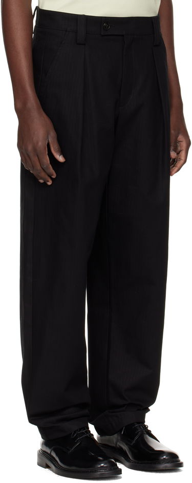 Byxor A.P.C. A.P.C. Renato Pleated Trousers Svart | COHHW-H08428, 1