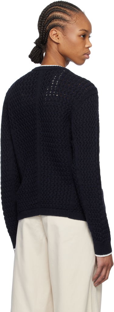 Sweater rag & bone Rag & Bone Daria Knit Cardigan Mörkblå | WAS24P045SD45, 2