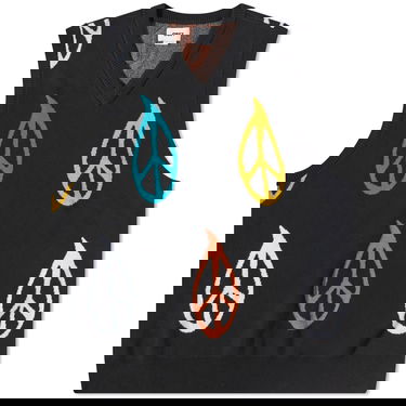 Sweater OBEY Obey Peaced Sweater Vest Svart | 151000059BKM, 0