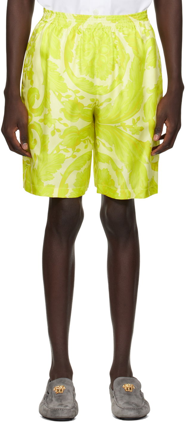 Shorts Versace Barocco Shorts Gul | 1002476_1A09582