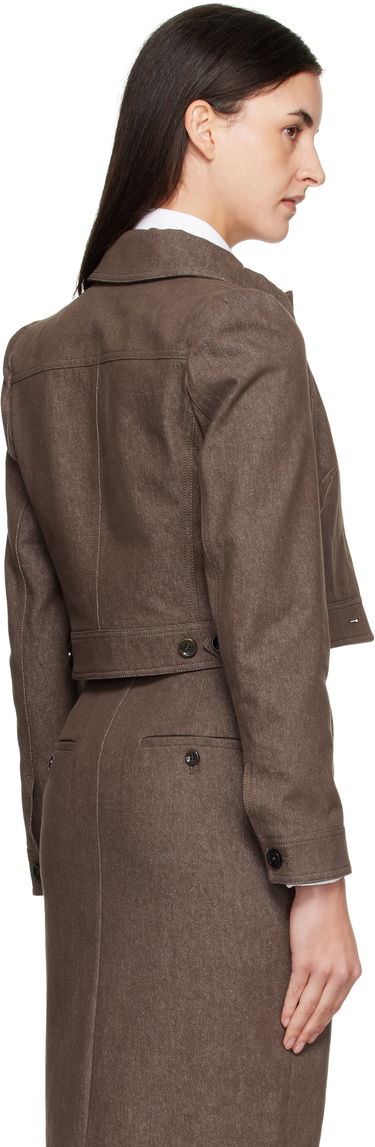 Jacka Max Mara Max Mara Carpa Cropped Jacket Brun | 2511041013600, 2