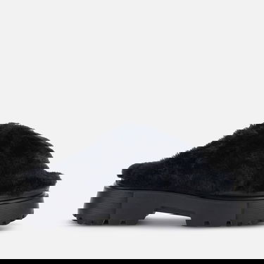 Sneakers och skor Hogan Hogan H644 Chunky Faux Fur Mule Svart | HXW6440FC303H6B999, 0