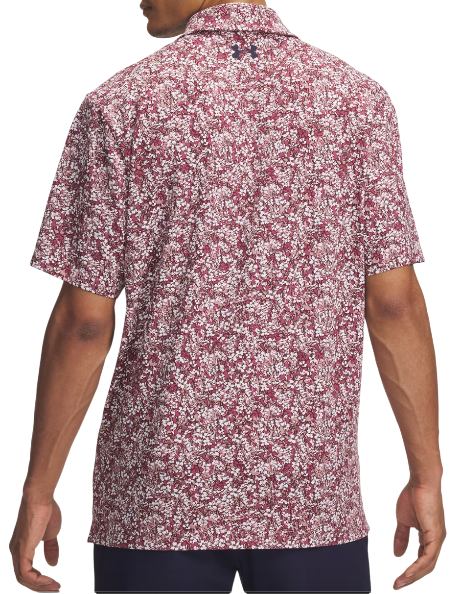 Polotröja Under Armour Under Armour Playoff 3.0 Printed Polo Shirt Bourgogne | 1378677-674, 1