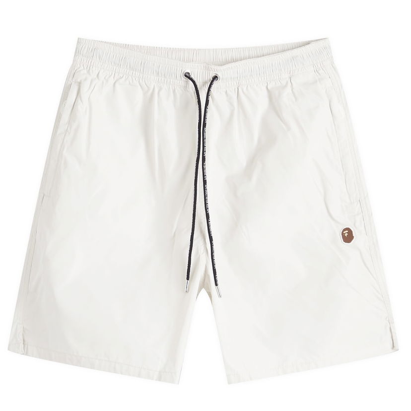 Shorts BAPE A Bathing Ape Ape Head Nylon Beach Short Vit | 001SPK301322M-GRY
