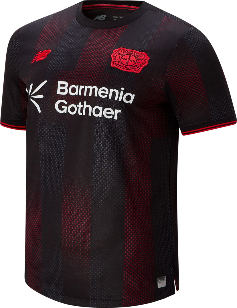 Jersey New Balance Bayer 04 Leverkusen Home Jersey 2025/26 Svart | mt230541-hme