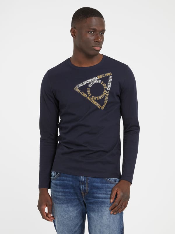 T-shirt GUESS Front Print Svart | M3BI14I3Z14, 0