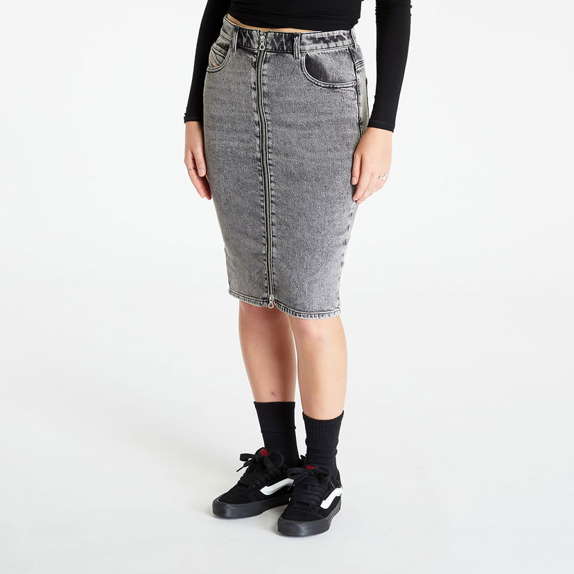 Kjol Diesel De-Pencil-Z Skirt Black/ Blue Grå | A09736_09G57 Black/ Blue