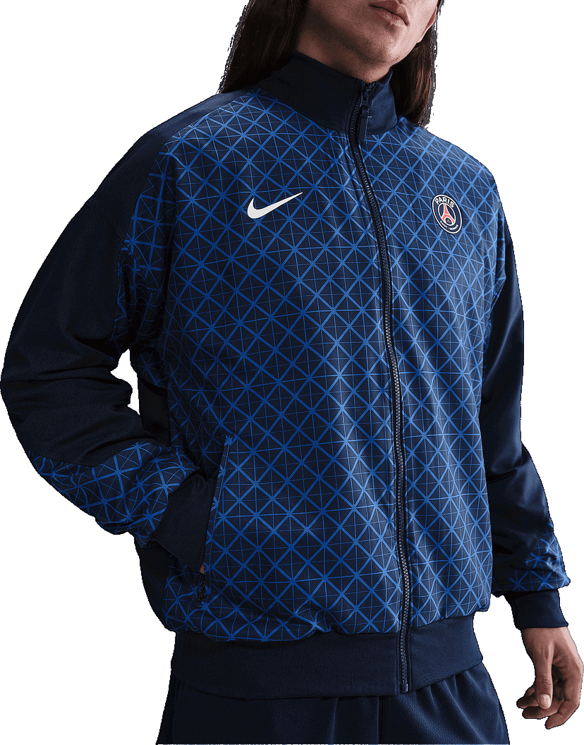 Jacka Nike PSG Strike Anthem Jacket 2025/26 Blå | hj6399-410