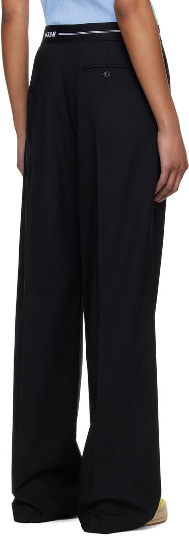 Byxor MSGM MSGM Pleated Trousers Svart | 3841MDP14 257127, 2