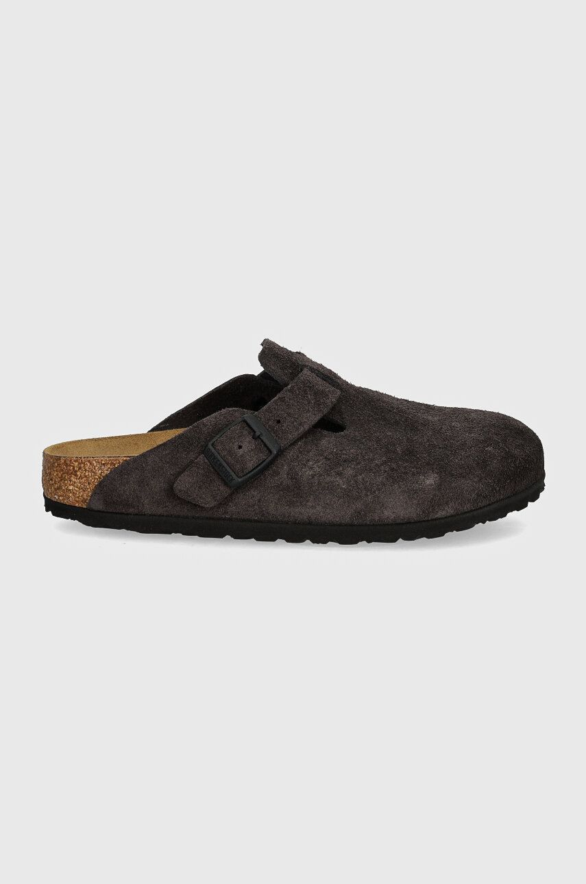 Sneakers och skor Birkenstock Boston Suede Slippers Grå | 1028552, 1