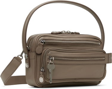 Axelväska Acne Studios Acne Studios Camero Party Leather Shoulder Bag Grå | C10240-, 1