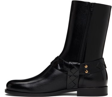 Kläder Bottega Veneta Bottega Veneta Achille Leather Boots Svart | 816615V3H901000, 2