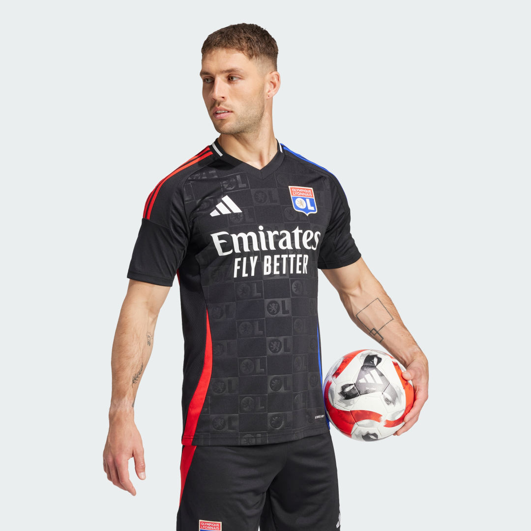 Jersey adidas Performance Olympique Lyonnais 24/25 Away Kit Svart | IT6512, 1
