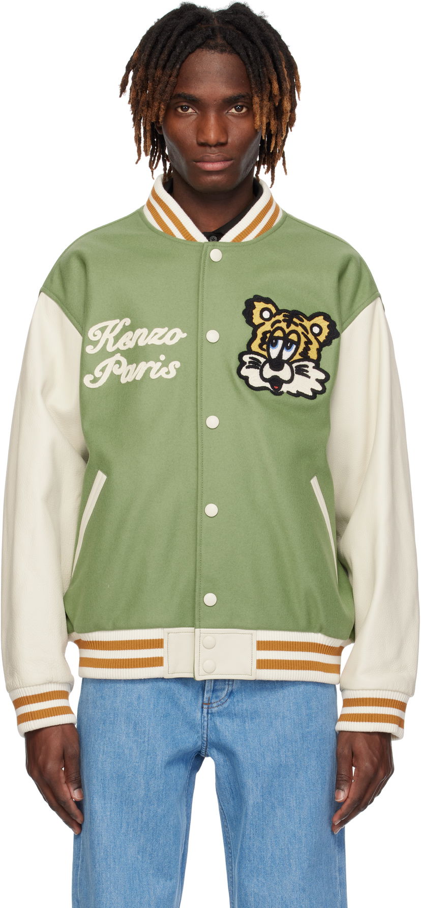 Bomberjacka KENZO VERDY Edition Varsity Bomber Jacket Grön | FF58BL1509OH