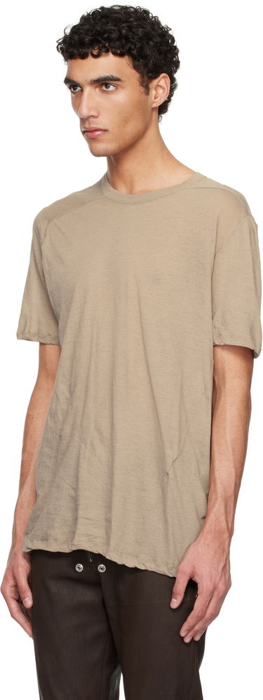 T-shirt Rick Owens Rick Owens Hollywood Level T-Shirt Beige | RU01E5264 UC, 3
