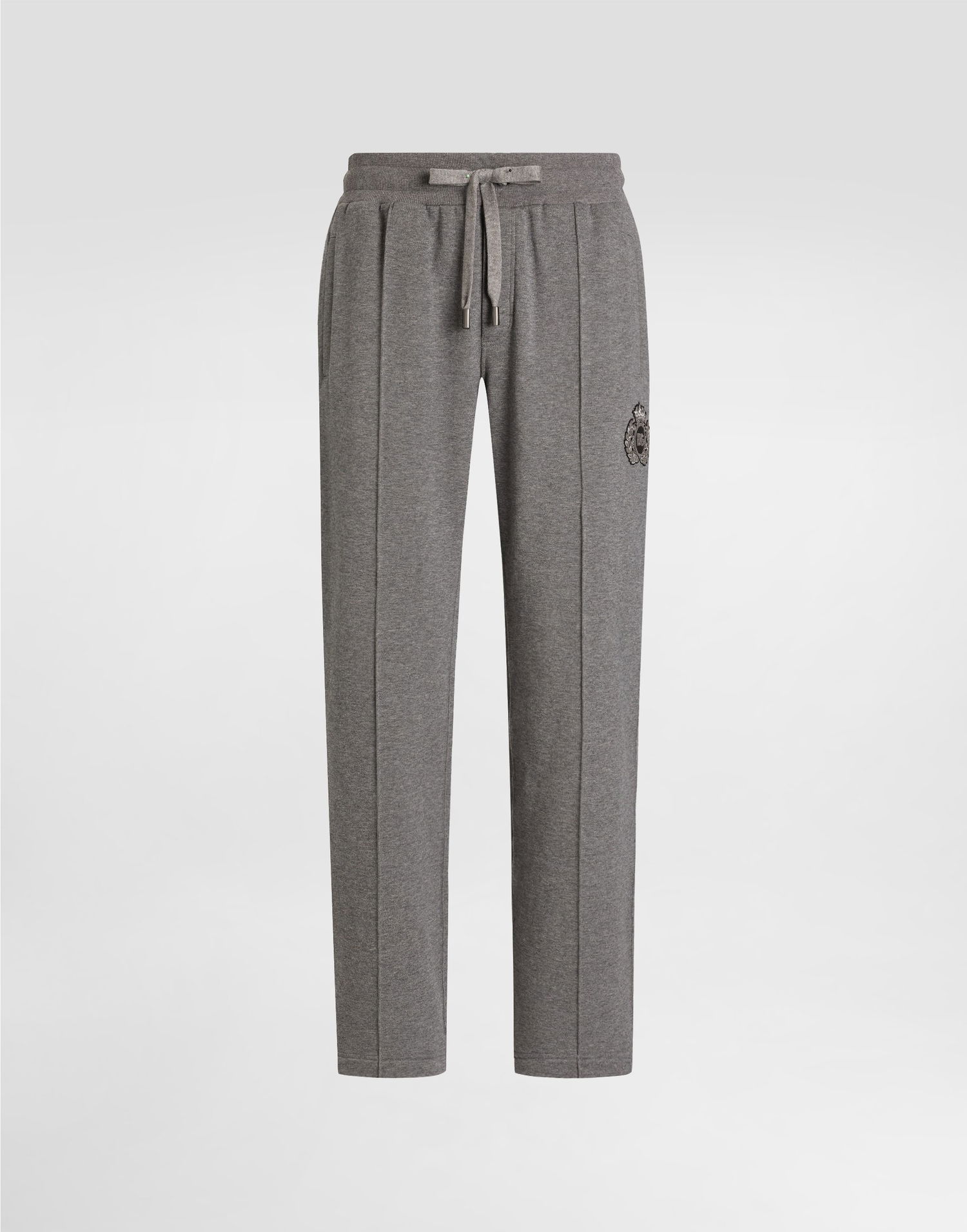 Träningsbyxor Dolce & Gabbana Dolce & Gabbana Jersey Joggers With Patch Grå | GP0M5ZG7PJ7S8291, 0