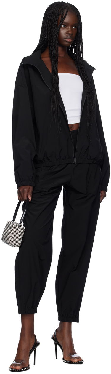 Vindjacka Alexander Wang Coaches Track Jacket by Svart | 4WC3232071, 3