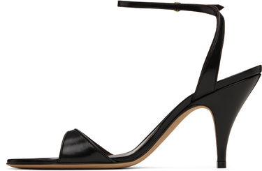 Tillbehör The Row The Row Vika Ankle Strap Heeled Sandals Svart | F1584-SL1, 2