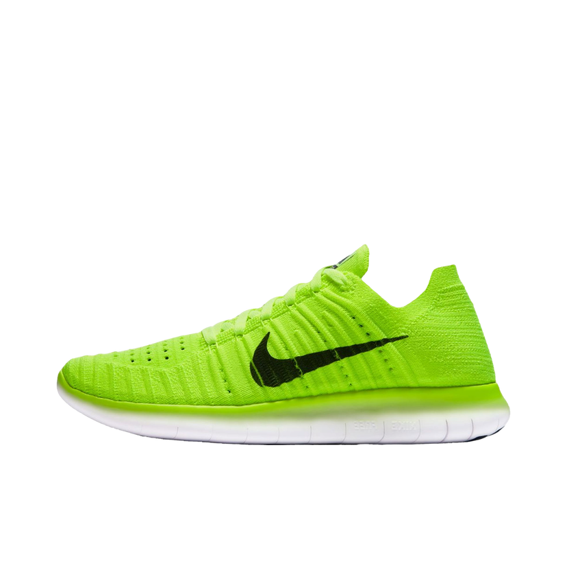 Löpning Nike Free RN Flyknit Medals Stand Volt W Grön | 842546-700