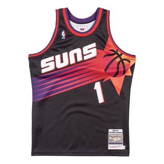 Linne Mitchell & Ness Mitchell & Ness NBA Phoenix Suns 1999-00 Anfernee Hardaway Authentic Jersey Svart | AJY4LG19027-PSUBLCK99AHA