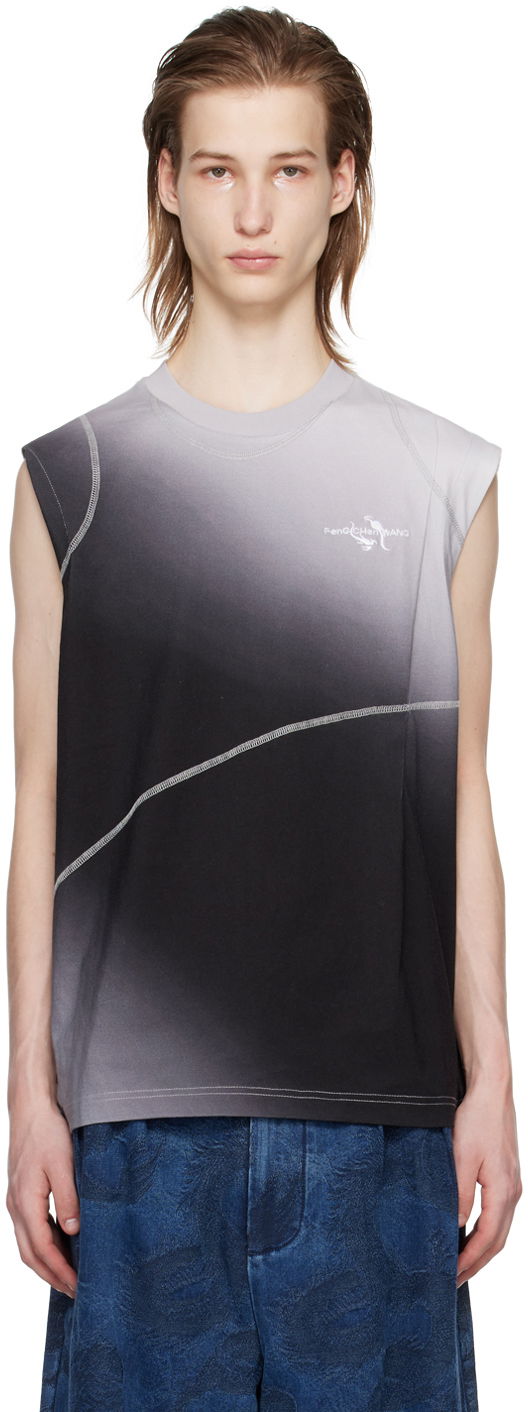 Linne Feng Chen Wang Feng Chen Wang Deconstructed Tank Top Grå | FMS17VS01