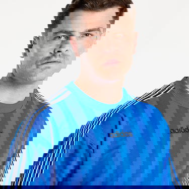 T-shirt adidas Originals 90s Stripe Jersey T-shirt Blå | JX3069, 4