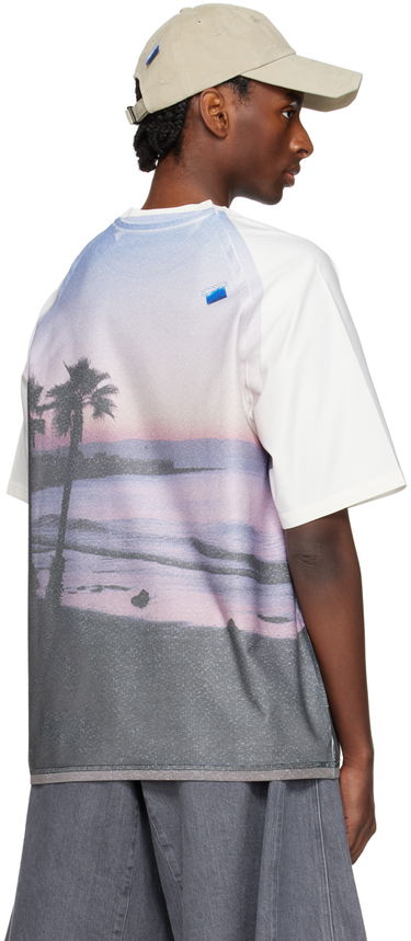 T-shirt ADER ERROR Palm Tree Graphic T-Shirt Vit | BN01SSTS0106PP, 2