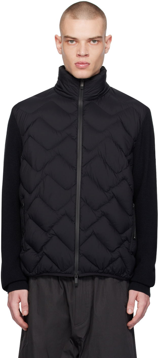 Jacka Moncler Paneled Down Jacket Svart | J10919B00002M1259