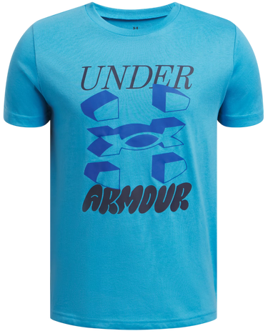 T-shirt Under Armour Split Big Logo Short Sleeve T-Shirt Blå | 1390003-452, 0